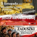 Msza św za Ojczyznę i Zaduszki Partyzanckie. 